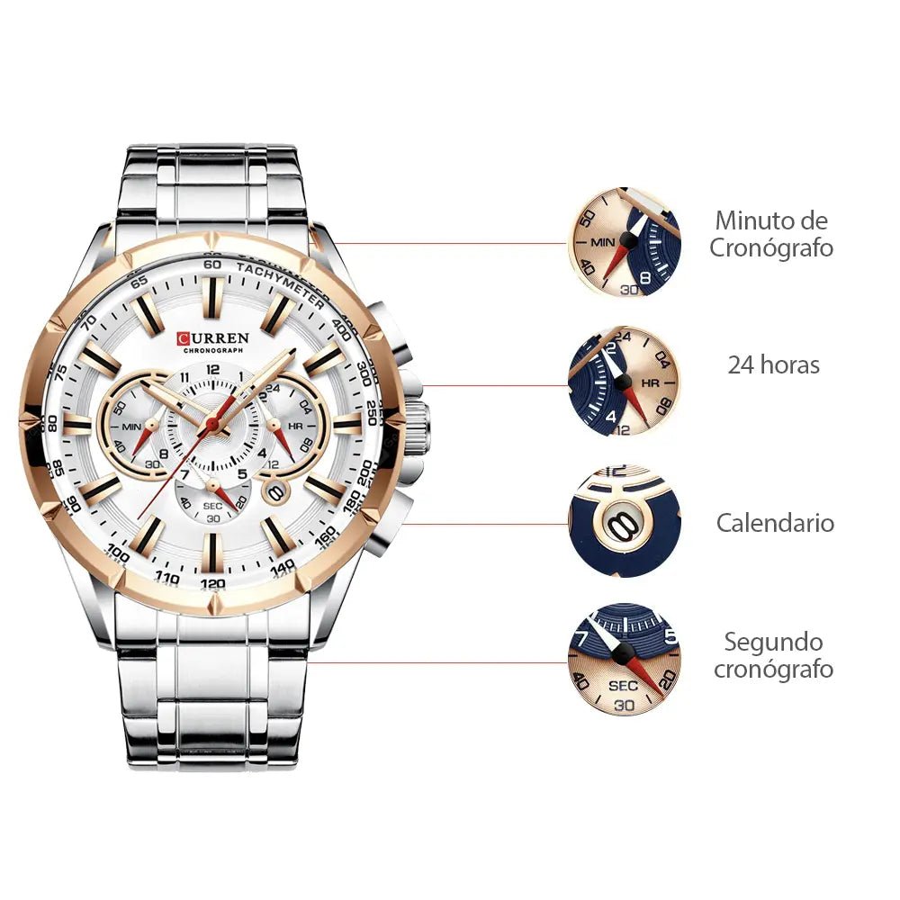 Reloj Curren Caballero Acero inoxidable Ref. 8363 - Edyem