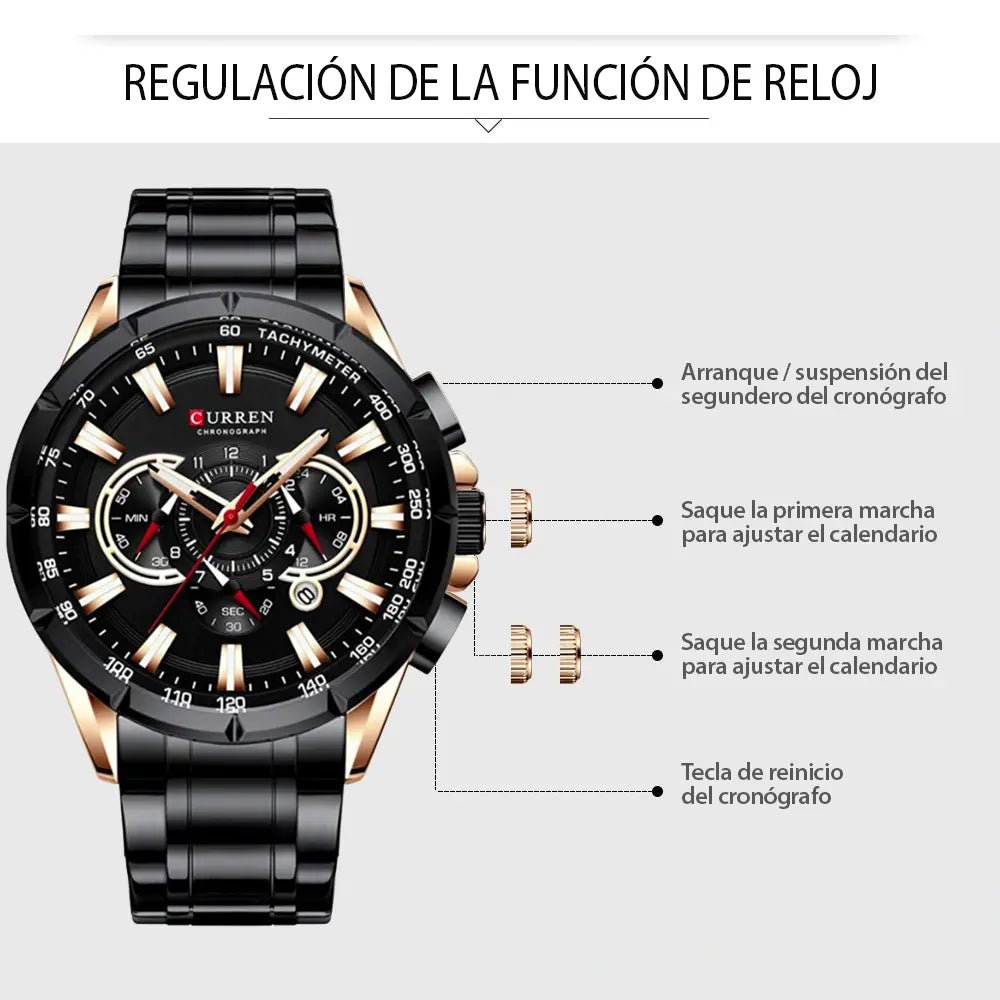 Reloj Curren Caballero Acero inoxidable Ref. 8363 - Edyem