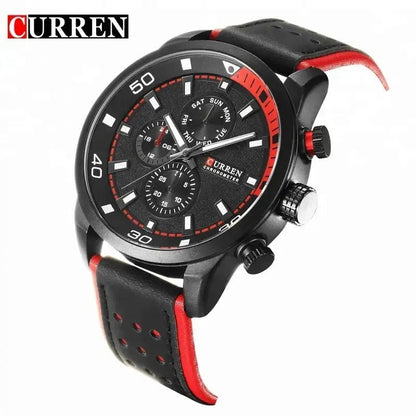 Reloj Curren Caballero De Cuero y Cuarzo Ref. 8250 - Edyem