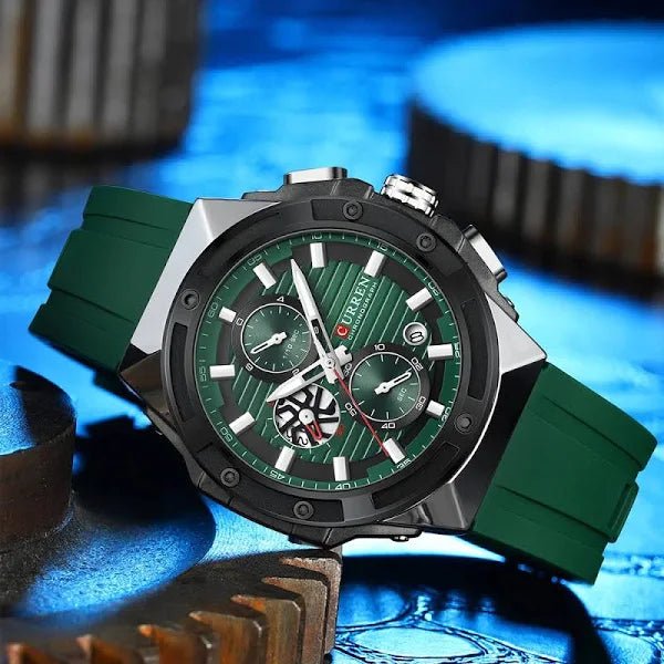 Reloj Curren Caballero Silicona crono función Ref. 8462 - Edyem | Tienda de Hogar, Moda y Estilo