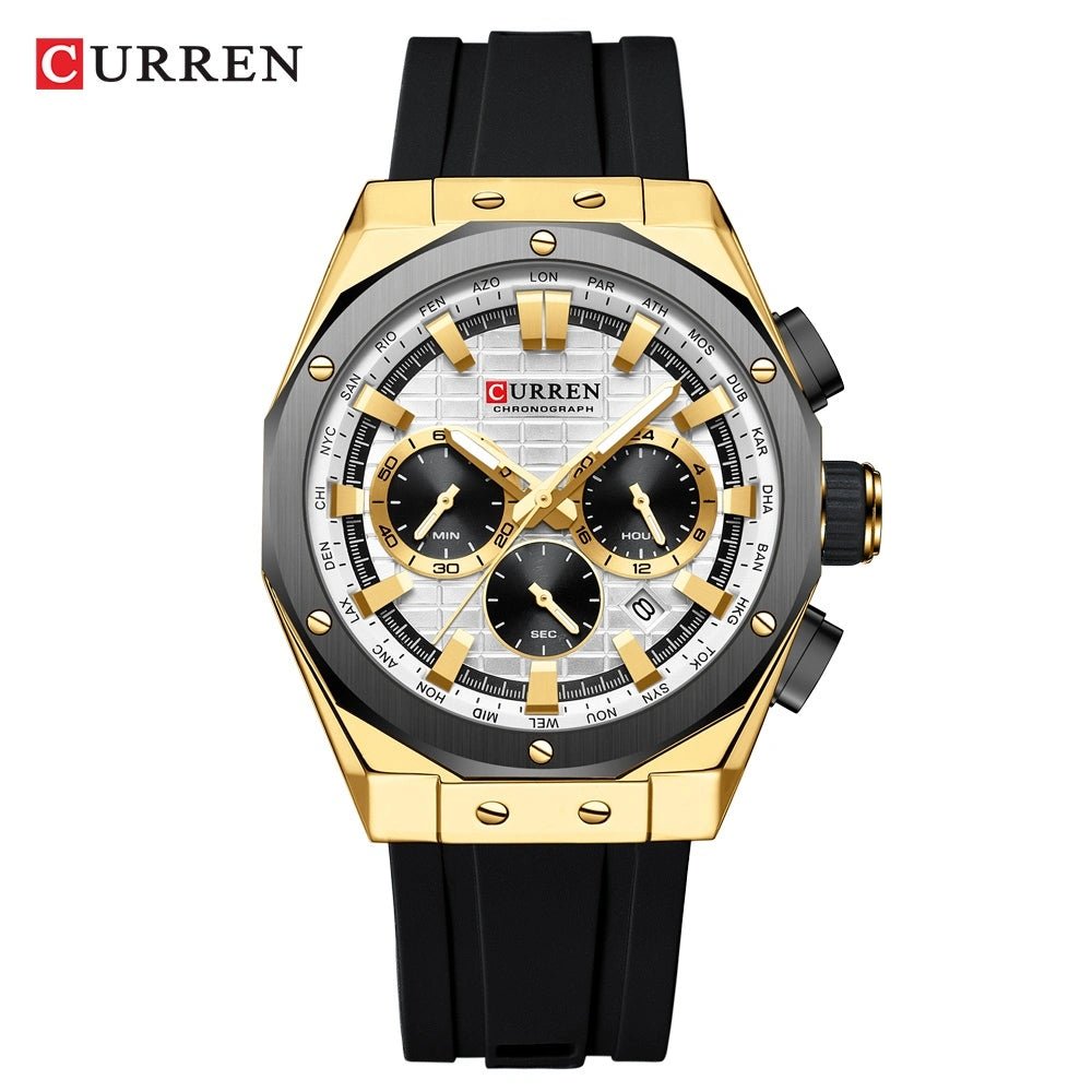 Reloj Curren Caballero Silicona crono función Ref. 8464 - Edyem