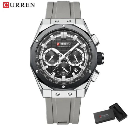 Reloj Curren Caballero Silicona crono función Ref. 8464 - Edyem