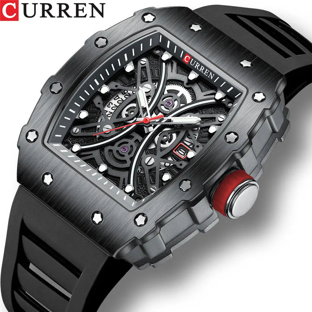 Reloj Curren Caballero Silicona Ref. 8438 - Edyem