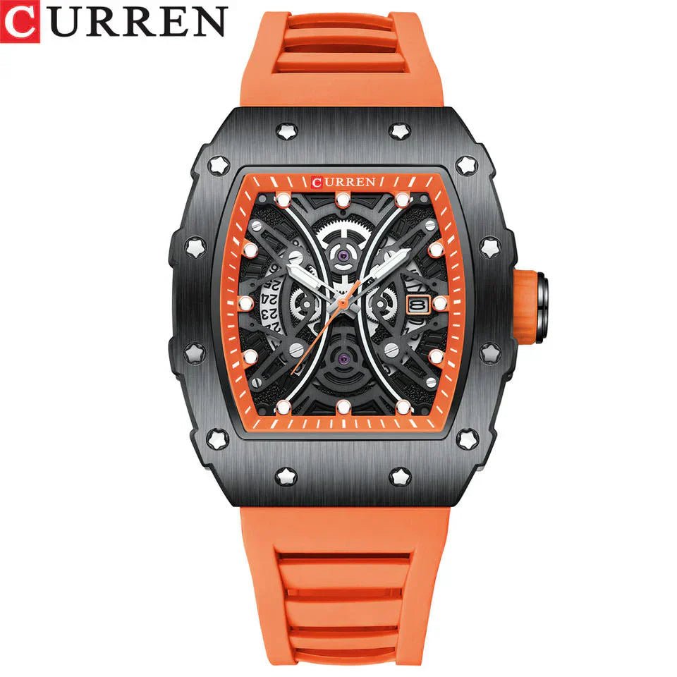 Reloj Curren Caballero Silicona Ref. 8438 - Edyem