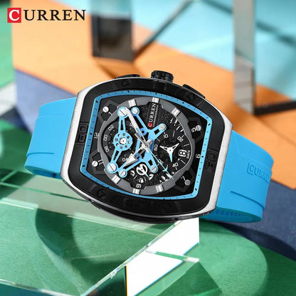 Reloj Curren Caballero Silicona Ref. 8443 - Edyem