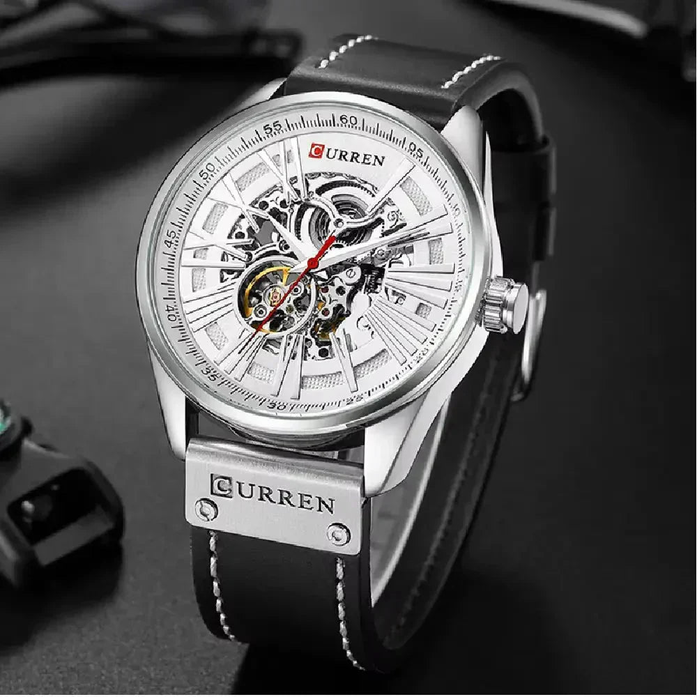 Reloj Curren Hombre Cuero Automático Ref. 8299 - Edyem