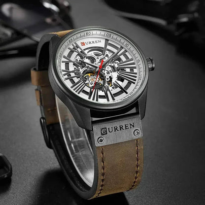 Reloj Curren Hombre Cuero Automático Ref. 8299 - Edyem